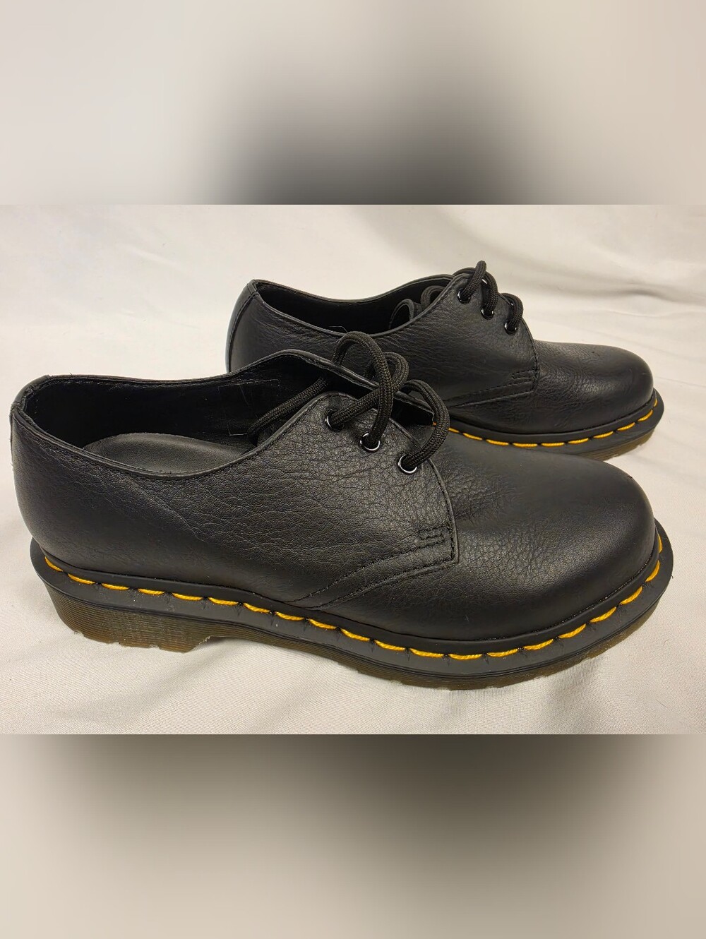 Dr. Martens 1461 Black Virginia Leather Oxfords Size US 6 / UK 4
